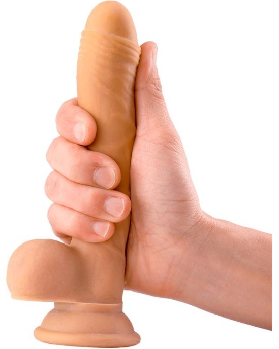 Max & Co Sean Realistic Dildowith Testicles 7.5 Flesh