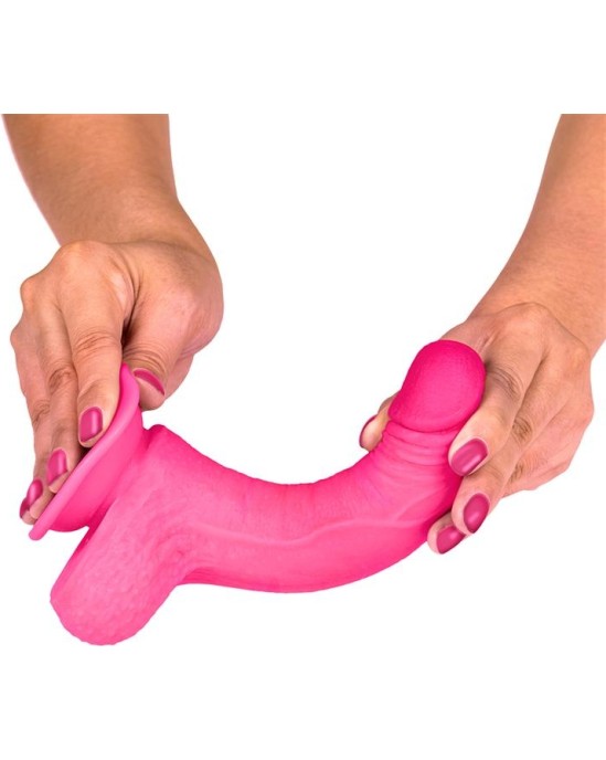 Liketrue Slidy Realistic Dildo Dual Layer Retractable and Adjustable 7