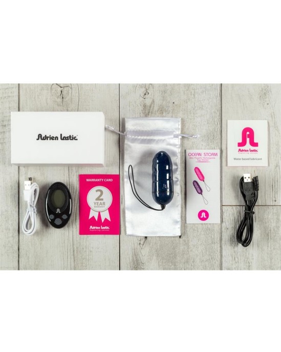 Adrien Lastic Vibrating Egg Ocean Storm + Control LRS