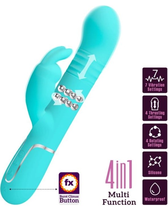 Prettylove Coale Thrusting and Rotating Balls Vibrator USB