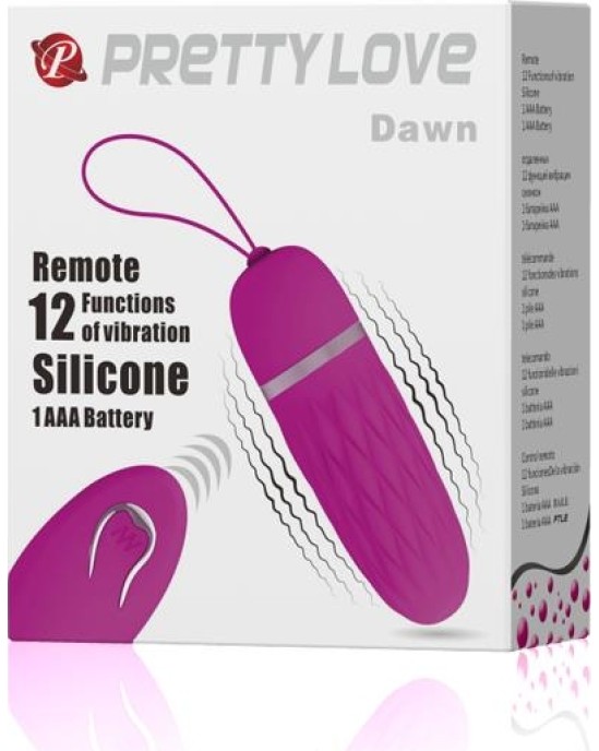 Prettylove Vibrating Egg Dawn Purple
