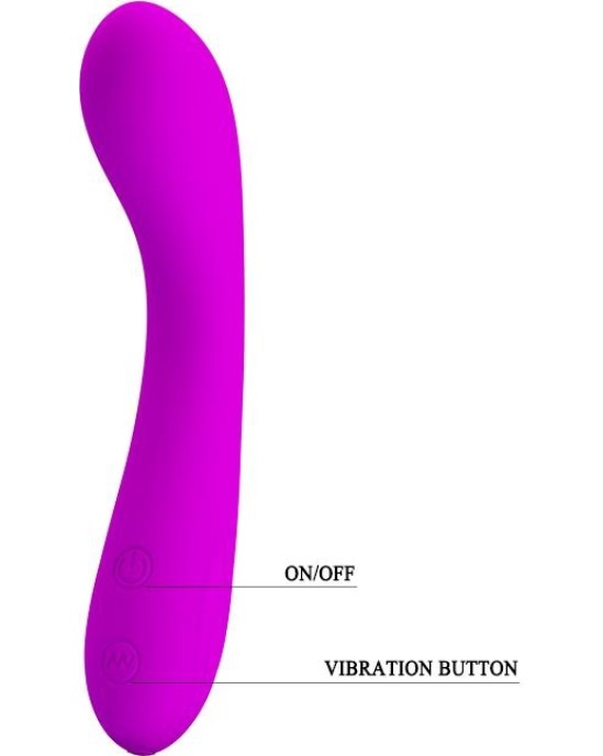 Prettylove High Grade Vibrator Tony Purple