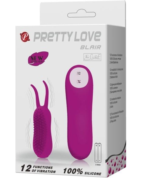 NALONE LOLI vibrators ar tālvadības pulti - melnā krāsā