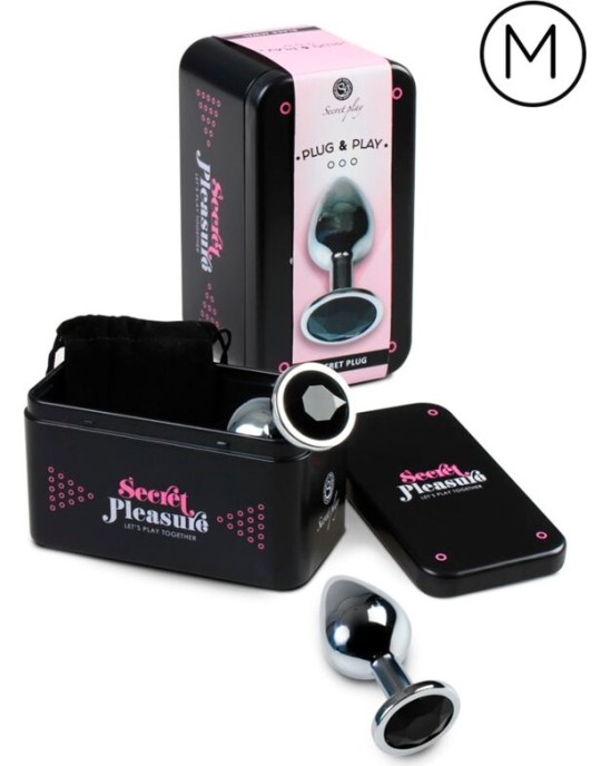 Secretplay Toys SECRETPLAY - ANAL PLUG BLACK M