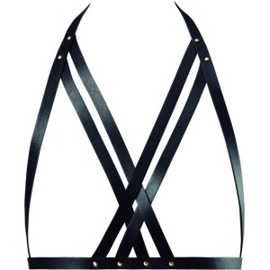 Bijoux Maze BIJOUX INDISCRETS MAZE - HALTER BRA HARNESS BLACK