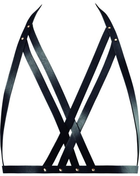 Bijoux Maze BIJOUX INDISCRETS MAZE - HALTER BRA HARNESS BLACK