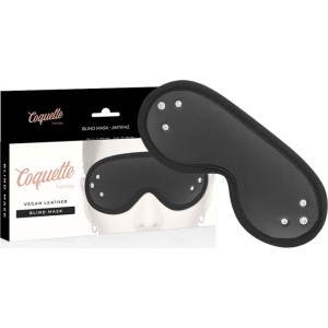 Coquette Fantasy COQUETTE CHIC DESIRE - FANTASY VEGAN LEATHER BLIND MASK WITH NEOPRENE LINING