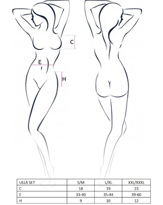 Passion Woman Sets PASSION - WOMAN ULLA SET SIZE L/XL