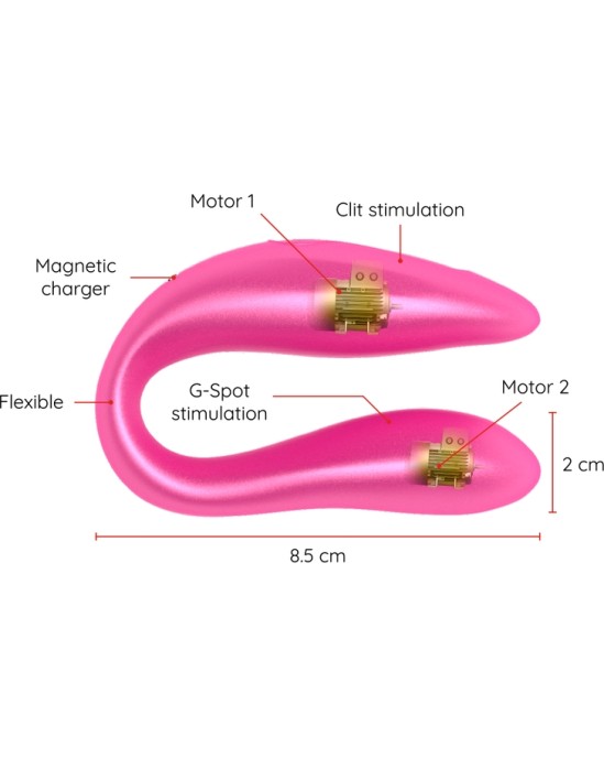 Oninder Stimulējošs vibrators rozā