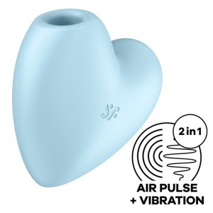 Satisfyer Air Pulse GAISA PULSU STIMULATORS AR VIBRĀCIJU — ZILS