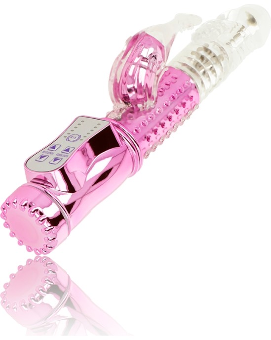 Ohmama Vibrators OHMAMA - VIBRATOR WITH ROTATION FUNCTION AND CLITORIS STIMULATOR