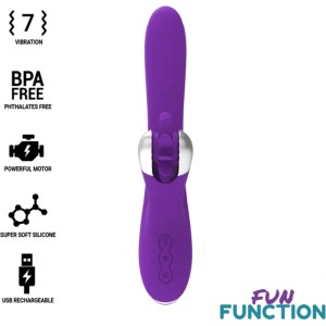 Fun Function Vibrators ar klitora stimulātoru