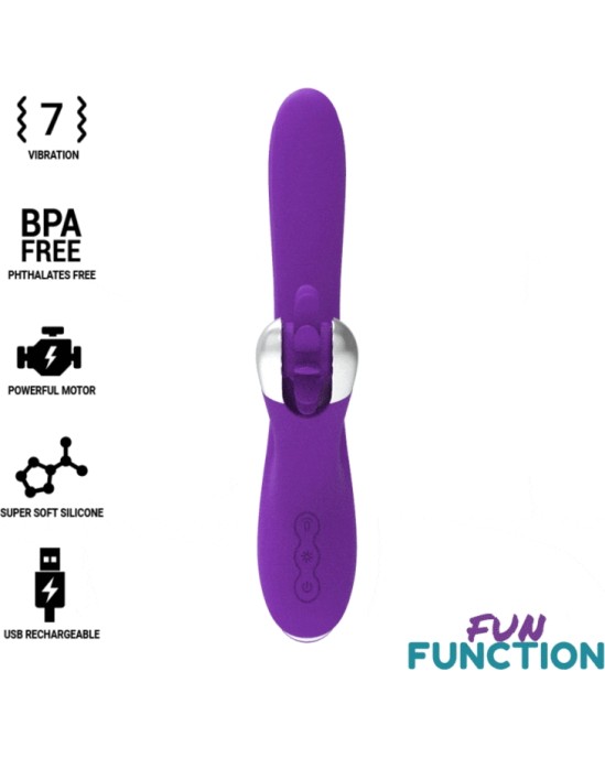 Fun Function Vibrators ar klitora stimulātoru