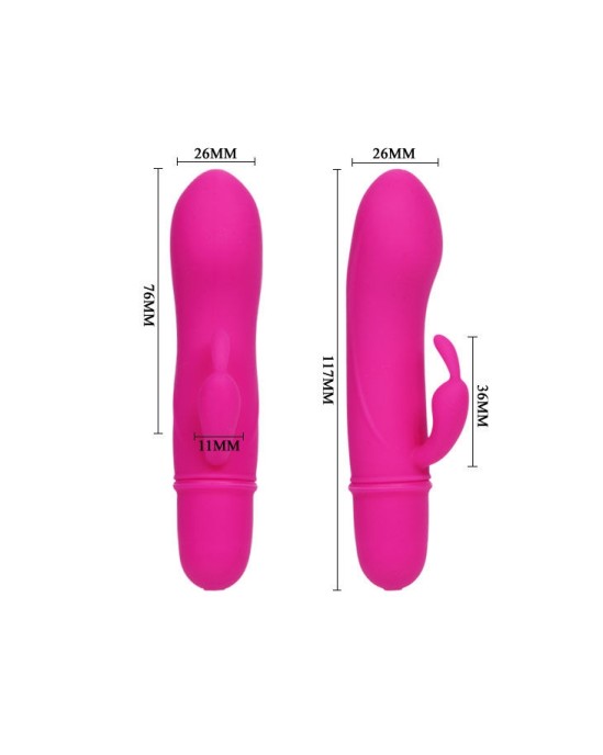 Pretty Love Flirtation VIBRATOR WITH RABBIT CAESAR