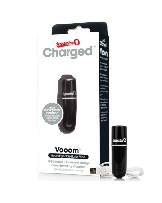 Screaming O RECHARGEABLE VIBRATING BULLET VOOOM melns