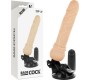 Basecock Reālistisks vibrators ar pulti 19,5 CM