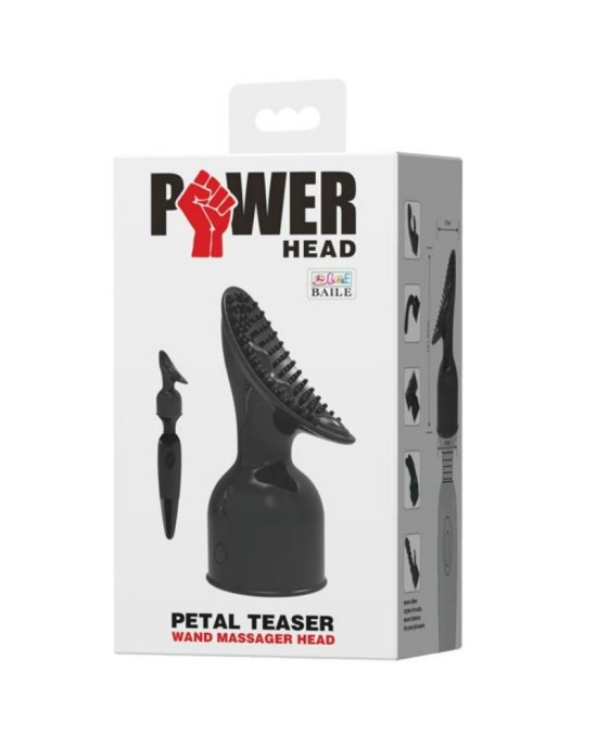 Baile Power Head POWER HEAD - INTERCHANGEABLE WAND MASSAGER HEAD CLIT STIMULATING