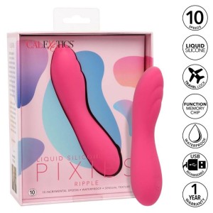 California Exotics PIXIES RIPPLE vibrators rozā krāsā