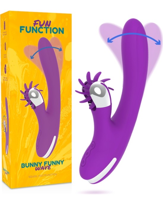 Fun Function Vibrators ar klitora stimulātoru