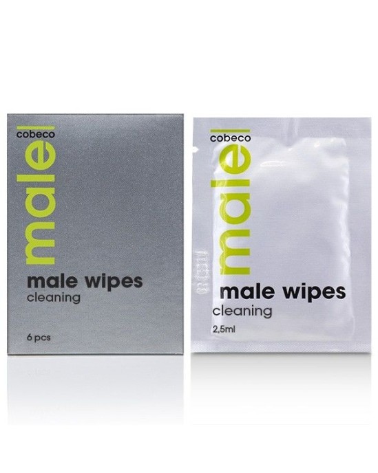 Cobeco - Male COBECO MALE WIPES CLEANING 6 X 2.5ML