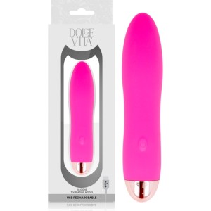 Dolce Vita UZLĀDĒJAMS VIBRATORS rozā 7 Ātrumi
