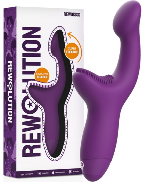 Rewolution Vibrators ar klitora stimulātoru