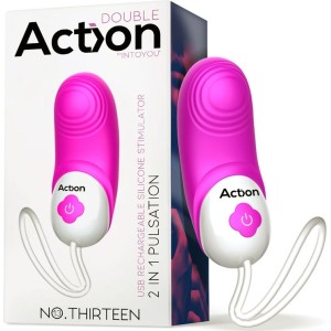 Action No. Thirteen Stimulator 2 in 1 Vibration and Pulsation