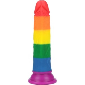 Lovetoy Dildo Prider 7 Liquid Silicone LGBT