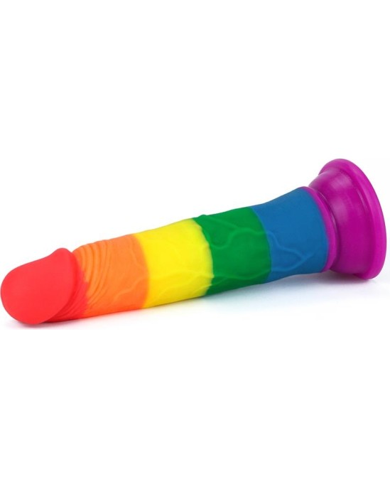 Lovetoy Dildo Prider 7 Liquid Silicone LGBT