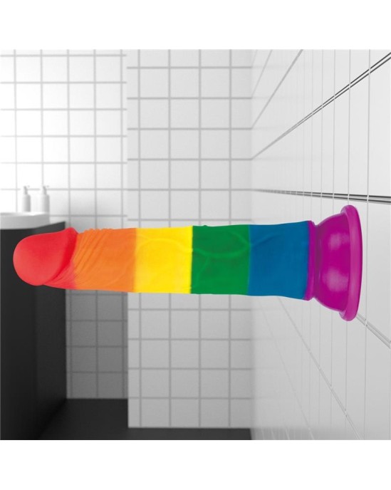 Lovetoy Dildo Prider 7 Liquid Silicone LGBT