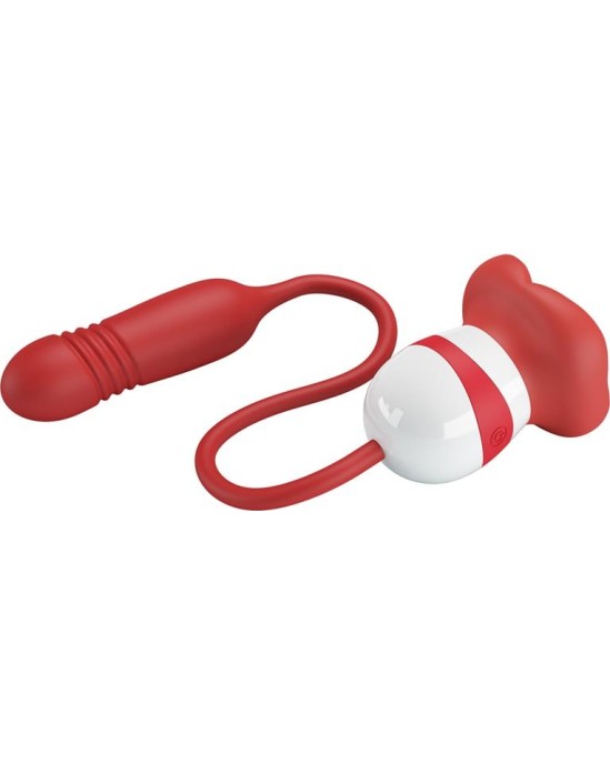 Prettylove Mouth Vibrator with Licking and Thrusting Ashlyn