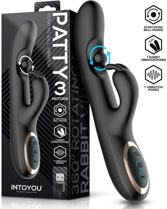 Intoyou Patty Vibrator with Rotating Ball