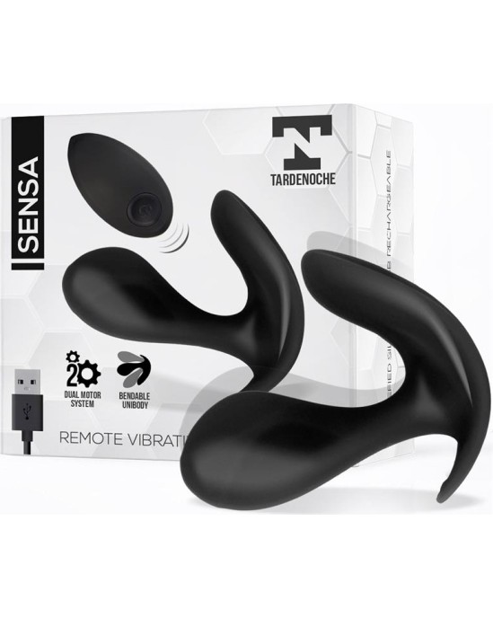Tardenoche Sensa Stimulator Remote Control USB Liquid Silicone Black