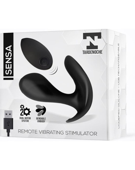 Tardenoche Sensa Stimulator Remote Control USB Liquid Silicone Black