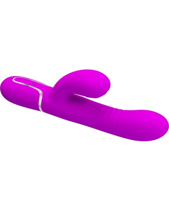 Prettylove Mariana Vibrator 4 in 1 Silicone Fuchsia