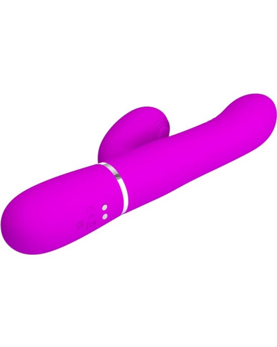Prettylove Mariana Vibrator 4 in 1 Silicone Fuchsia