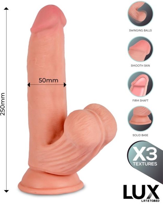 LUX Dirk Triple Density Dildo with Swinging Balls 10