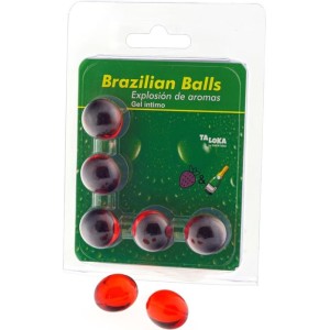 Brazilian Balls Set 5 Brazilian Balls Strawberry and Champagne Flavor