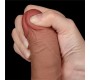 Lovetoy Dildo Sliding Skin 7.5 Brown