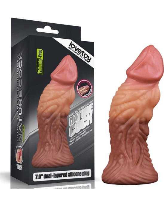 Lovetoy Dildo Nature 7 Dual Layer