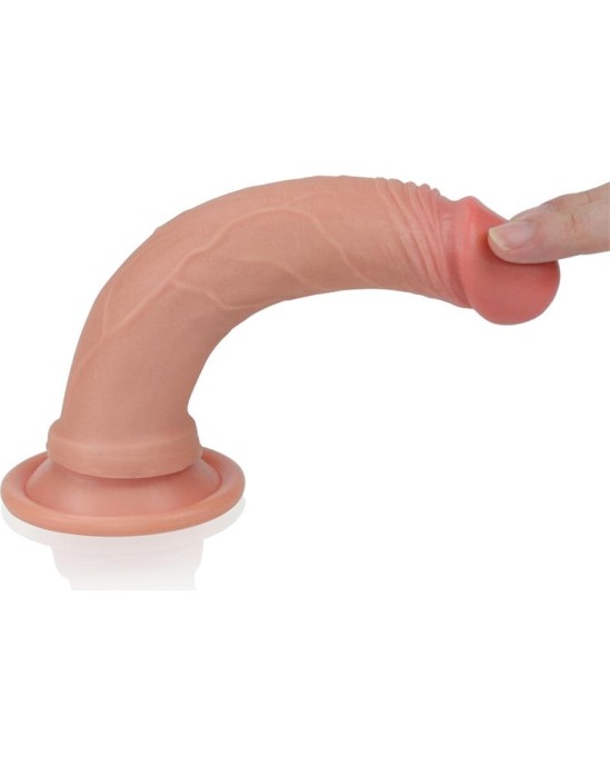 Lovetoy Dildo Nature 7 Liquid Silicone Flesh