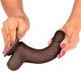 Liketrue Slidy Realistic Dildo Dual Layer Retractable and Adjustable 7