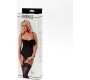 Amorable Basque and Stockings Black