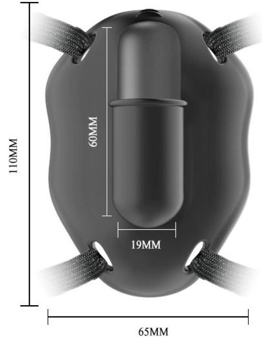 Prettylove Carter Strap-on Vibrator