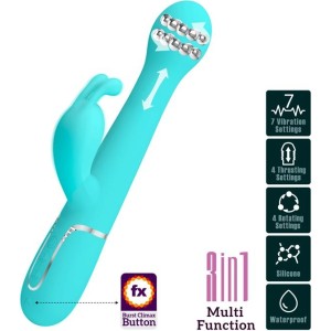 Prettylove Vive with Thrusting and Rotating Beads Dejon Blue