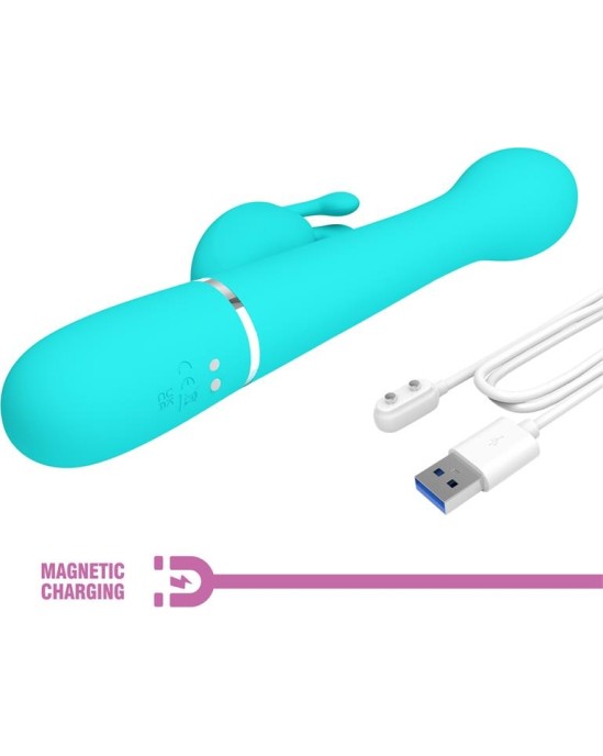 Prettylove Vive with Thrusting and Rotating Beads Dejon Blue