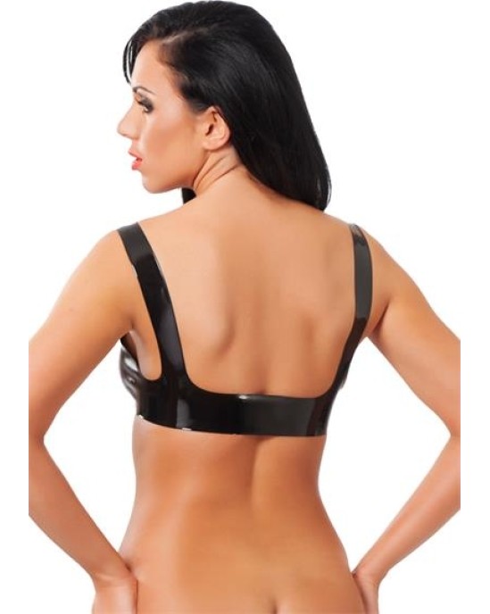 Latex Play Open Bra