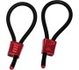 Electrastim PRESTIGE ELECTRA LOOPS ADJUSTABLE COCK RINGS RED