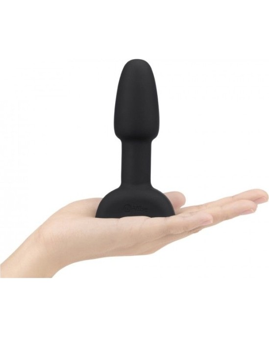 B-Vibe RIMMING REMOTE CONTROL ANAL PLUG PETITE BLACK