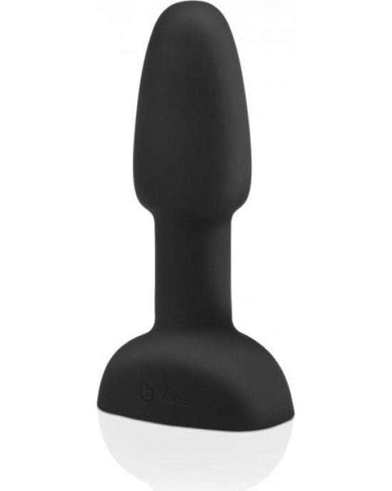B-Vibe RIMMING REMOTE CONTROL ANAL PLUG PETITE BLACK